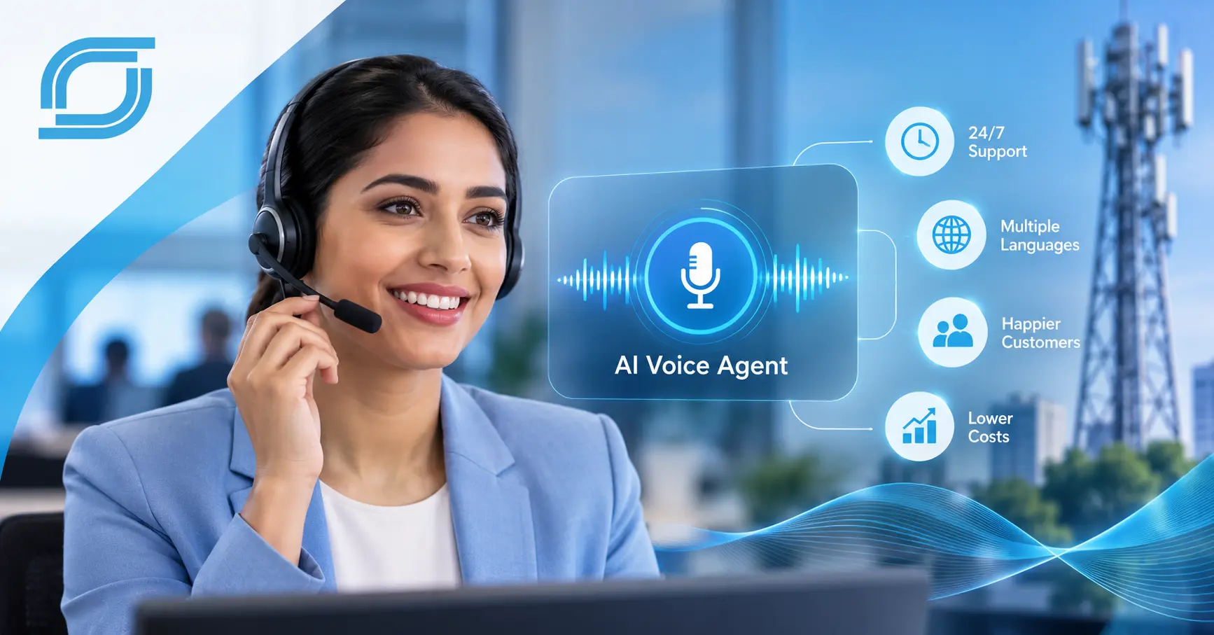 AI voice agents for telecom customer service