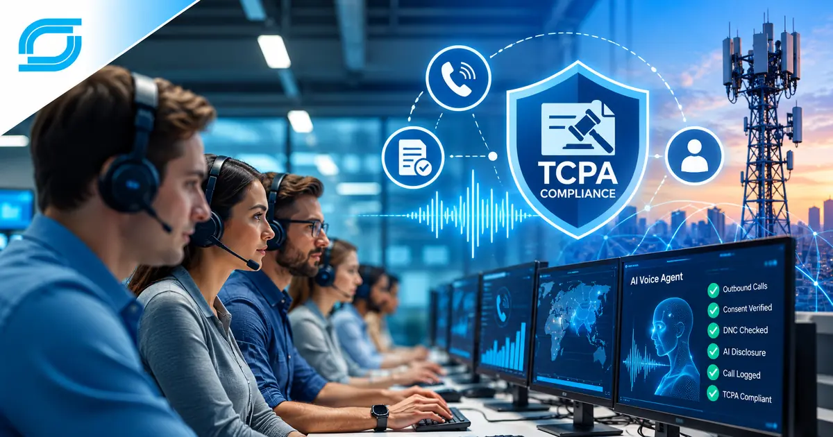 AI voice agents and TCPA compliance for telecom outbound calls