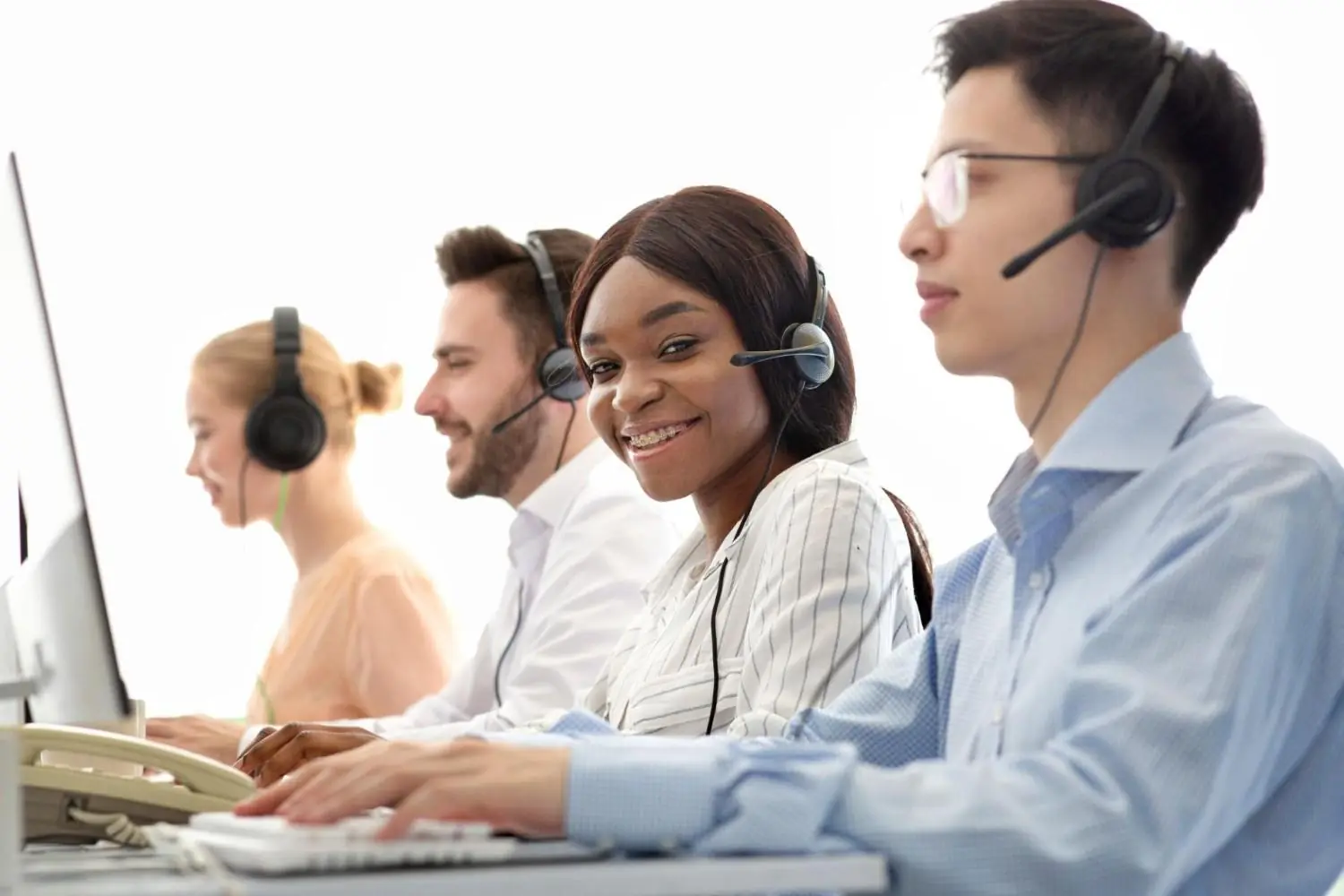 Telecom service activation BPO team handling new subscriber activation and carrier system support