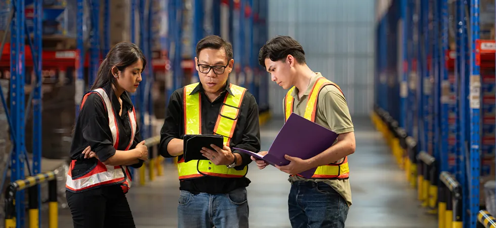 Telecom operations specialists managing vendor escalation workflows and carrier coordination in a logistics environment