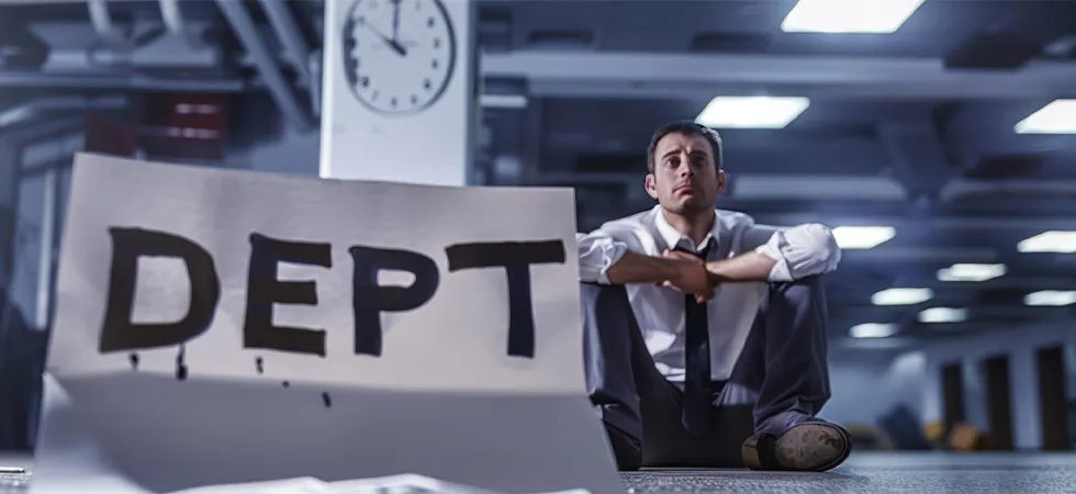 Stressed subscriber facing debt before early delinquency intervention resolves the missed payment
