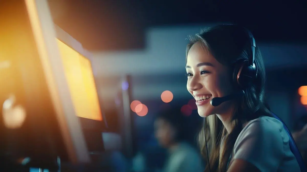 Telecom customer onboarding specialist assisting a new subscriber through live chat and voice support.