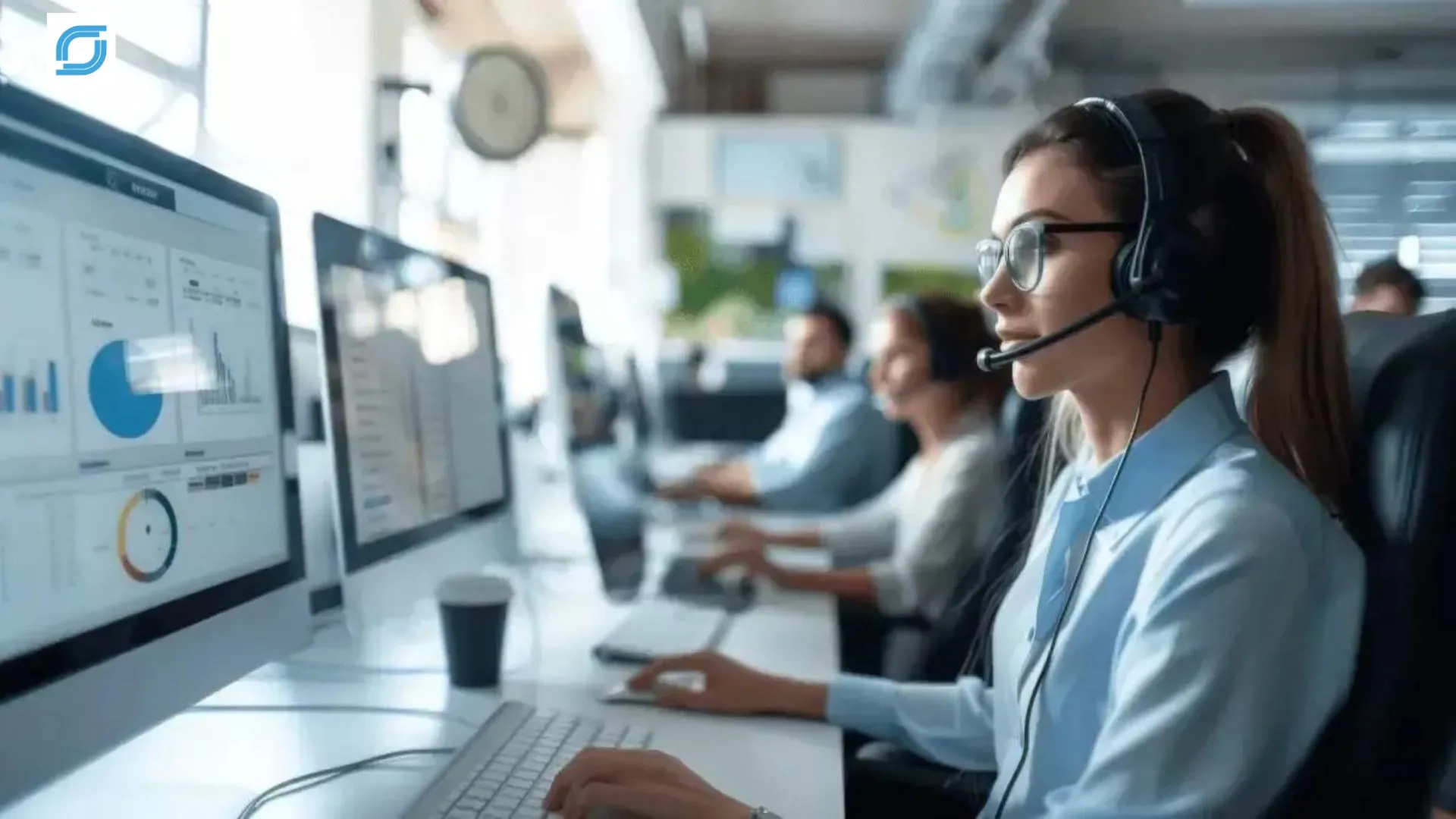 Digital app support outsourcing team providing customer service, technical support, and user lifecycle management through a modern contact center.