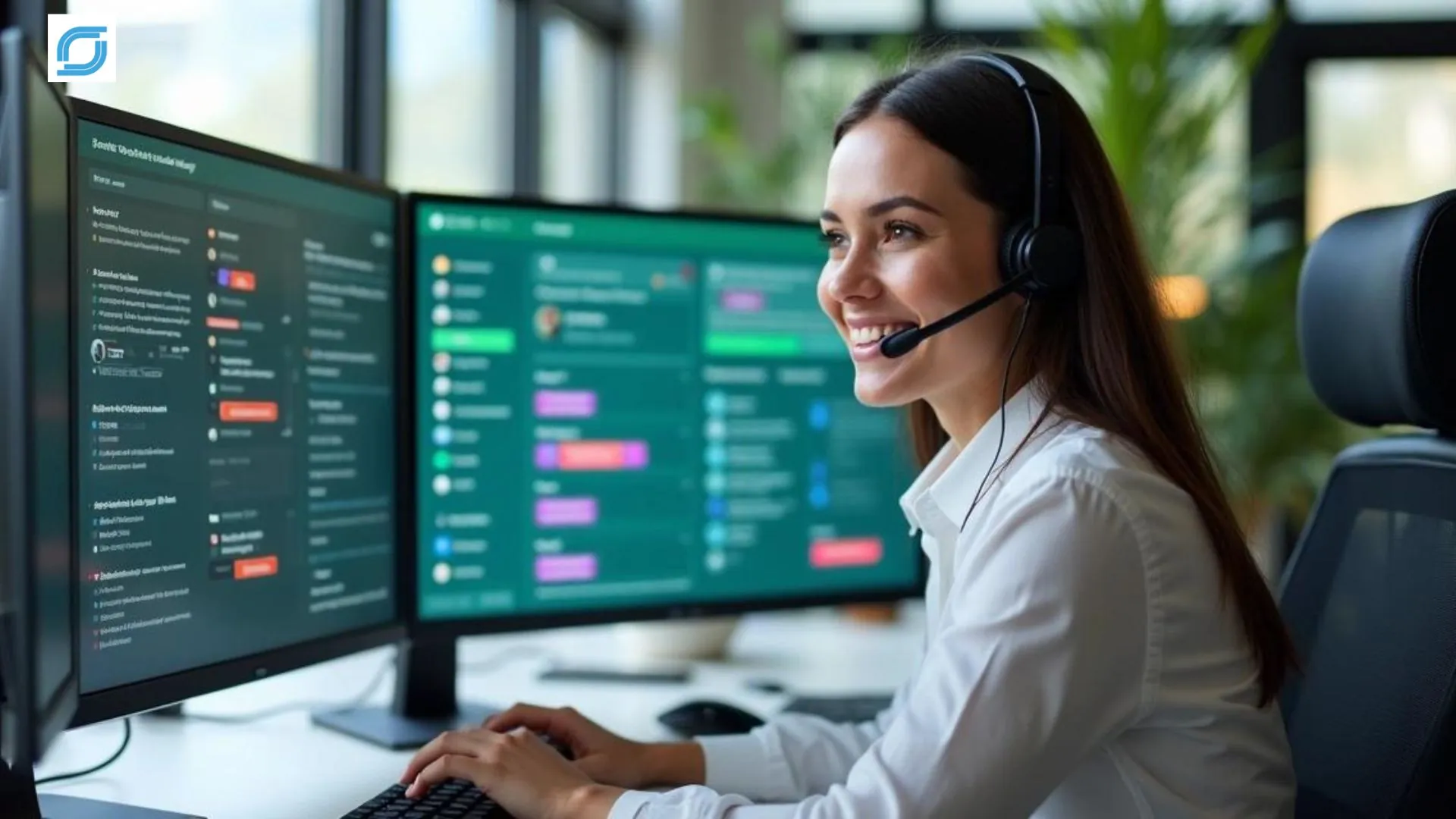 MVNO customer support outsourcing agent assisting subscribers through a telecom customer service dashboard